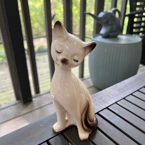 Vintage Siamese Cat Ceramic Figurine - Choice Japan Imports